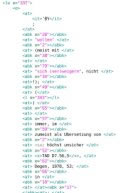 Screenshot XML-Code